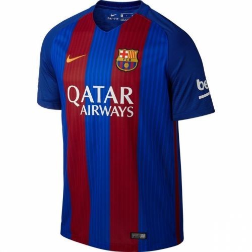 Футбольная футболка для детей Barcelona Домашняя 2016 2017 (рост 116 см)