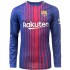 Футбольная футболка для детей Barcelona Домашняя 2017 2018 лонгслив (рост 128 см)