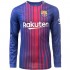 Футбольная футболка для детей Barcelona Домашняя 2017 2018 лонгслив (рост 116 см)