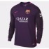 Футбольная футболка для детей Barcelona Гостевая 2016 2017 лонгслив (рост 164 см)