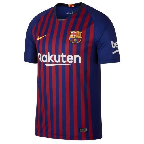Футбольная футболка для детей Barcelona Домашняя 2018 2019 (рост 116 см)